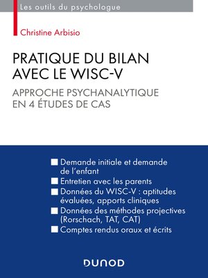 cover image of Pratique du bilan avec le Wisc-V